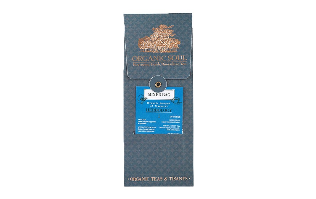 Organic Soul Mixed Bag Organic Bouquet of Flavours   Box  36 grams